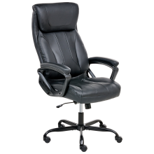 Executive Chair PROUD Faux Leather Black