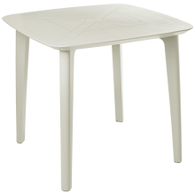 Garden Dining Table SORICO 86 cm 86 cm Light Beige