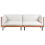 Beliani Sofa 3 Seater VORGOD Fabric Off-White 1