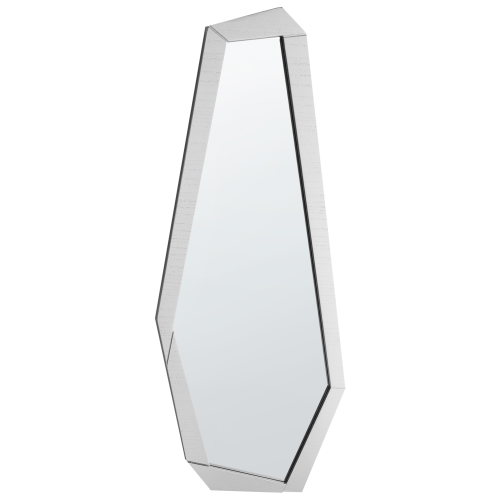 Beliani Wall Mirror CHANU 44 cm 104 cm Silver