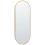 Beliani Wall Mirror AZEVILLE 46 cm 122 cm Metal Gold 1
