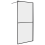 Beliani Shower Screen ACULEO 900 x 1950 mm Black 1