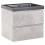 Beliani Wall Mounted Vanity Unit with Basin CARDIEL Grey 1