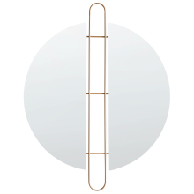 Wall Mirror ATTIN 52 cm 65 cm Gold
