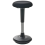 Beliani Wobble Stool ESTELL Fabric Black 1