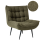 Beliani Armchair ALVESTA Boucle Dark Green 1