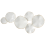 Beliani Wall Decor NEODYNIUM 47 cm Metal White 1