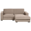 Beliani Corner Sofa KOLDING Fabric Taupe Left Hand 1