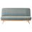Beliani Sofa Bed 2 Seater KALFAFEL Fabric Green 1