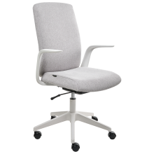 Office Chair CAPTAIN Fabric Light Grey