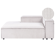 Chaise Longue ARDAL Corduroy Off-White Right Hand