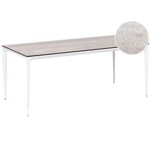 Garden Dining Table SOVARETO 180 cm 90 cm Wood-like Light Grey