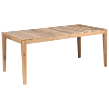 Garden Dining Table CHIOGGIA 90 cm 180 cm Certified Acacia Wood Light Brown