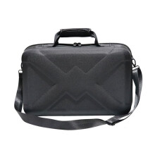 Hard EVA Carrying Case Travel Controller Storage Bag Shockproof Protective Case with Shoulder Strap for PS5 Slim