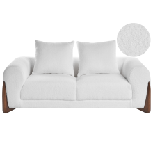 Sofa 2 Seater VINLIDEN Boucle White