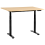 Beliani Electric Adjustable Standing Desk DESTINAS 120 cm 72 cm Black/ Light Brown 1