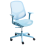 Beliani Office Chair AERI Light Blue 1
