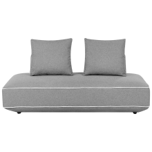 Chaise Longue SEILLANS Fabric Grey