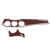 2Pcs Dashboard Air Condition Panel Trim Strip & Air Outlet Panel for W176 GLA X156 CLA C117 13-19 LHD,B