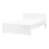 Beliani Bed Pine Wood SABRAN 120 x 200 cm (EU Small Double) White 1
