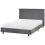 Beliani Bed Fabric ALBI 120 x 200 cm (EU Small Double) Grey 1