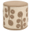 Beliani Pouffe DIMAN Jute White 1