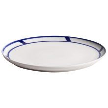 Set of 12 Dinnerware SHISO Porcelain White/ Blue