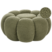 Pouffe BEAUFORT Boucle Green