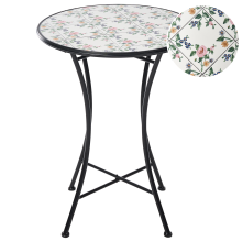 Bistro Table COLLIO 60 cm 60 cm Metal Black
