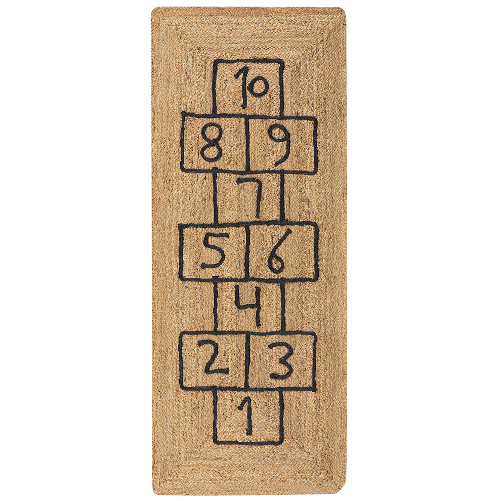 Photos - Area Rug Beliani Kids Rug TAVASA Natural 150 x 60 cm Jute