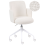 Beliani Office Chair DRYDEN Boucle Off-White 1