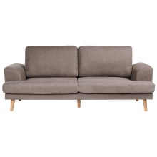 Sofa 3 Seater KILDAL Fabric Brown
