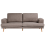 Beliani Sofa 3 Seater KILDAL Fabric Brown 1