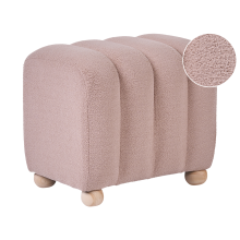 Pouffe IDYLLWILD Boucle Beige