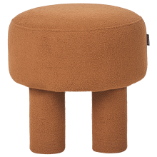 Footstool CANBY Boucle Orange