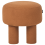 Beliani Footstool CANBY Boucle Orange 1