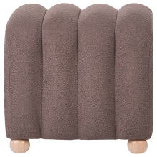 Pouffe IDYLLWILD Boucle Brown