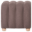 Beliani Pouffe IDYLLWILD Boucle Brown 1