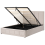 Beliani Ottoman Bed QUIBERON Fabric Beige 140 x 200 cm (EU Double) 1