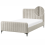 Beliani Bed Boucle LUNAN 120 x 200 cm (EU Small Double) Beige 1