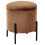 Beliani Storage Pouffe WENONA Velvet Dark Brown 1