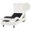 Beliani Adjustable Bed Boucle CASTELLAN 80 x 200 cm (EU Small Single) Off-White 1