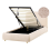 Beliani Ottoman Bed BLAGNAC Boucle Light Beige 90 x 200 cm (EU Single) 1