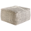 Beliani Pouffe LUTZ Cotton Grey 1