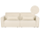 Beliani Sofa Bed 3 Seater VAXHOLM with Storage Boucle Off-White 1