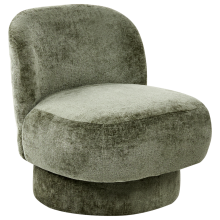 Swivel Armchair AYLO Chenille Green