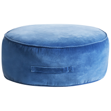 Pouffe YULLE Velvet Blue
