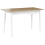Beliani Home Office Desk VITRION 120 cm 60 cm Light Brown/ White 1