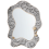 Beliani Wall Mirror LINAS 51 cm 67 cm Grey 1