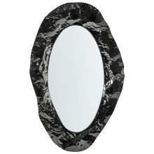 Wall Mirror LOGNES 56 cm 95 cm Black